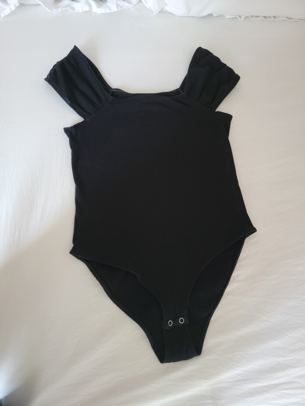 Maurices Womens Black One-Piece Bodysuit